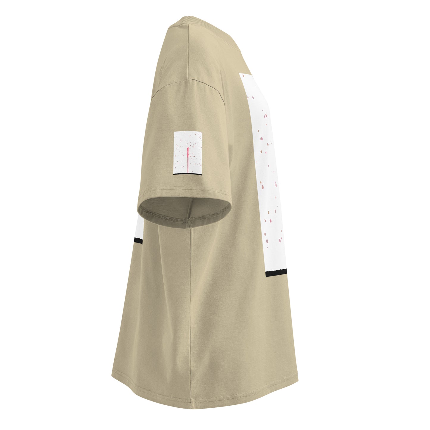 ユニセックス オーガニックオーバーサイズ ハイネックTシャツ — Human & Space 'Explore' コレクション