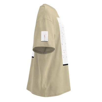 ユニセックス オーガニックオーバーサイズ ハイネックTシャツ — Human & Space 'Explore' コレクション