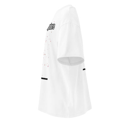 ユニセックス オーガニックオーバーサイズ ハイネックTシャツ — Human & Space 'Explore' コレクション