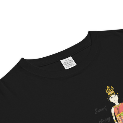 楽しいソフトスタイル オーバーサイズTシャツ - 遊び心のあるタイ人女性のグラフィックTシャツ | FunWearCode