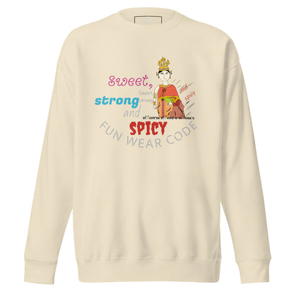 プレミアムロングスリーブTシャツ - 遊び心のあるタイ人女性のグラフィックTシャツ | FunWearCode