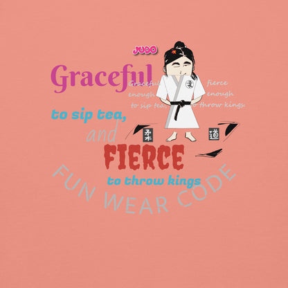 Judo Lady Long Sleeve Tee – Stylish Martial Arts Inspired Sweatshirt | FunWearCode