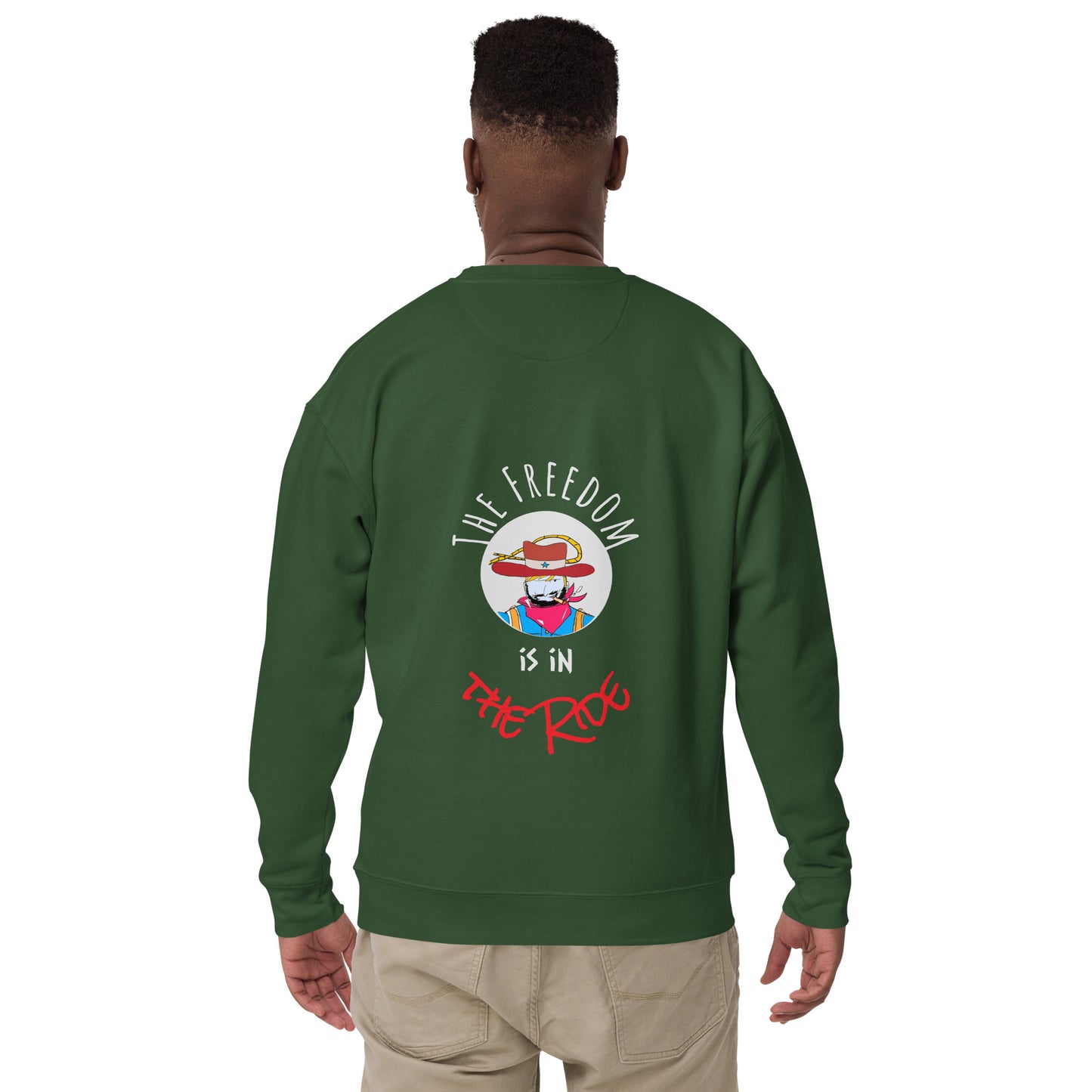 Premium Cozy Long Sleeve T-shirt – Classic Cowboy Graphic Sweatshirt | FunWearCode