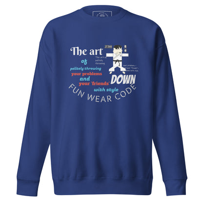 Judo Theme Long Sleeve Tee – Fun Martial Arts Shirt | FunWearCode