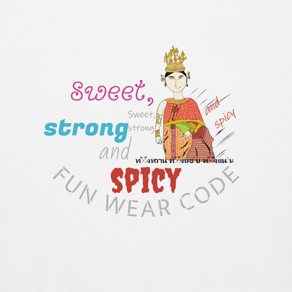 プレミアムロングスリーブTシャツ - 遊び心のあるタイ人女性のグラフィックTシャツ | FunWearCode