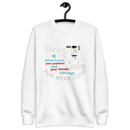 空手ロングスリーブTシャツ - 快適な格闘技シャツ | FunWearCode