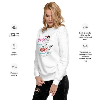 空手レディ ロングスリーブTシャツ – スタイリッシュな格闘技風シャツ | FunWearCode