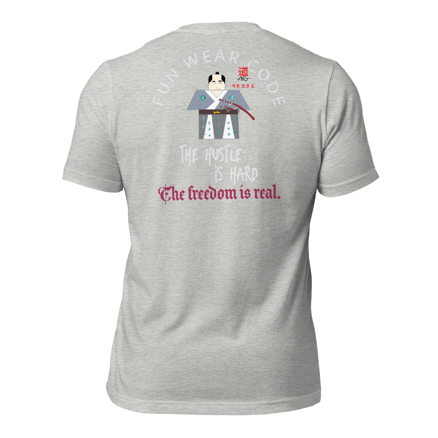 本格ユニセックス 格闘技Tシャツ - ヴィンテージスタイル サムライグラフィックTシャツ | FunWearCode