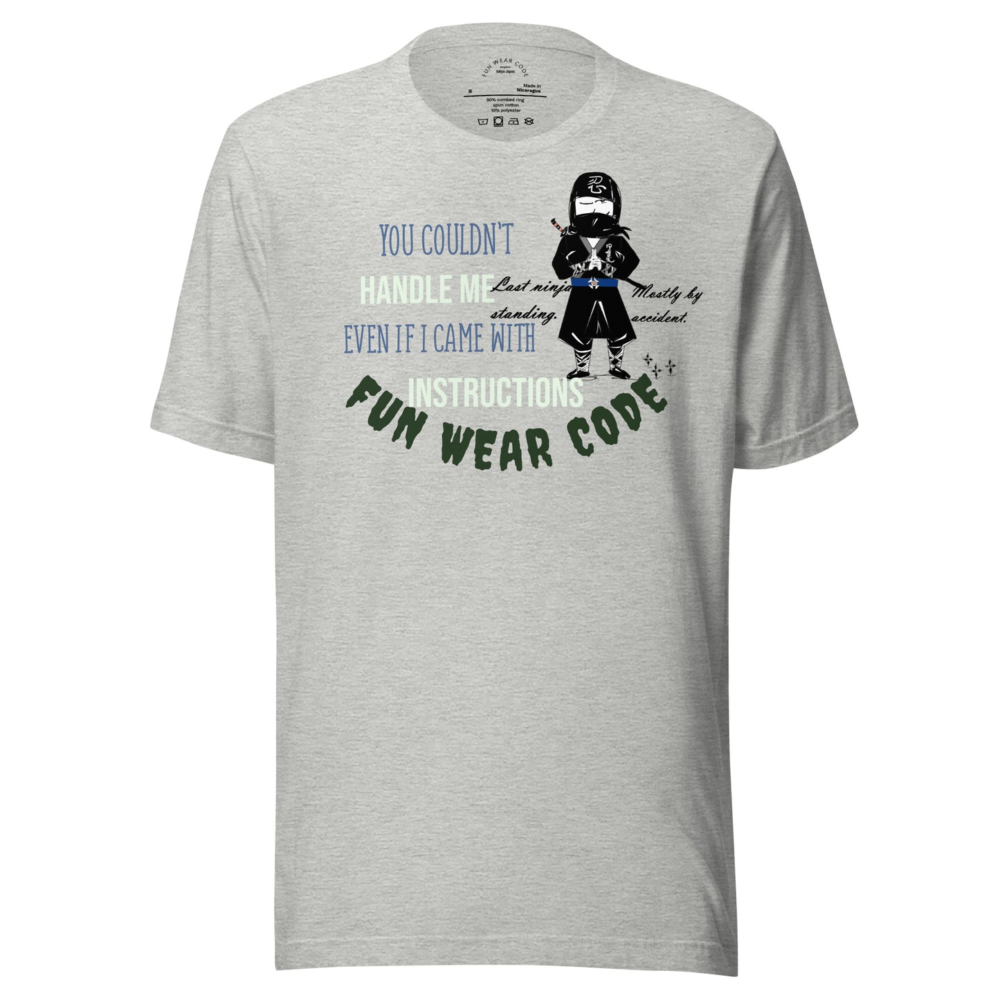 遊び心のある忍者テーマTシャツ - 日本の武術を象徴するTシャツ | FunWearCode