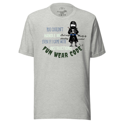 遊び心のある忍者テーマTシャツ - 日本の武術を象徴するTシャツ | FunWearCode