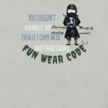 遊び心のある忍者テーマTシャツ - 日本の武術を象徴するTシャツ | FunWearCode