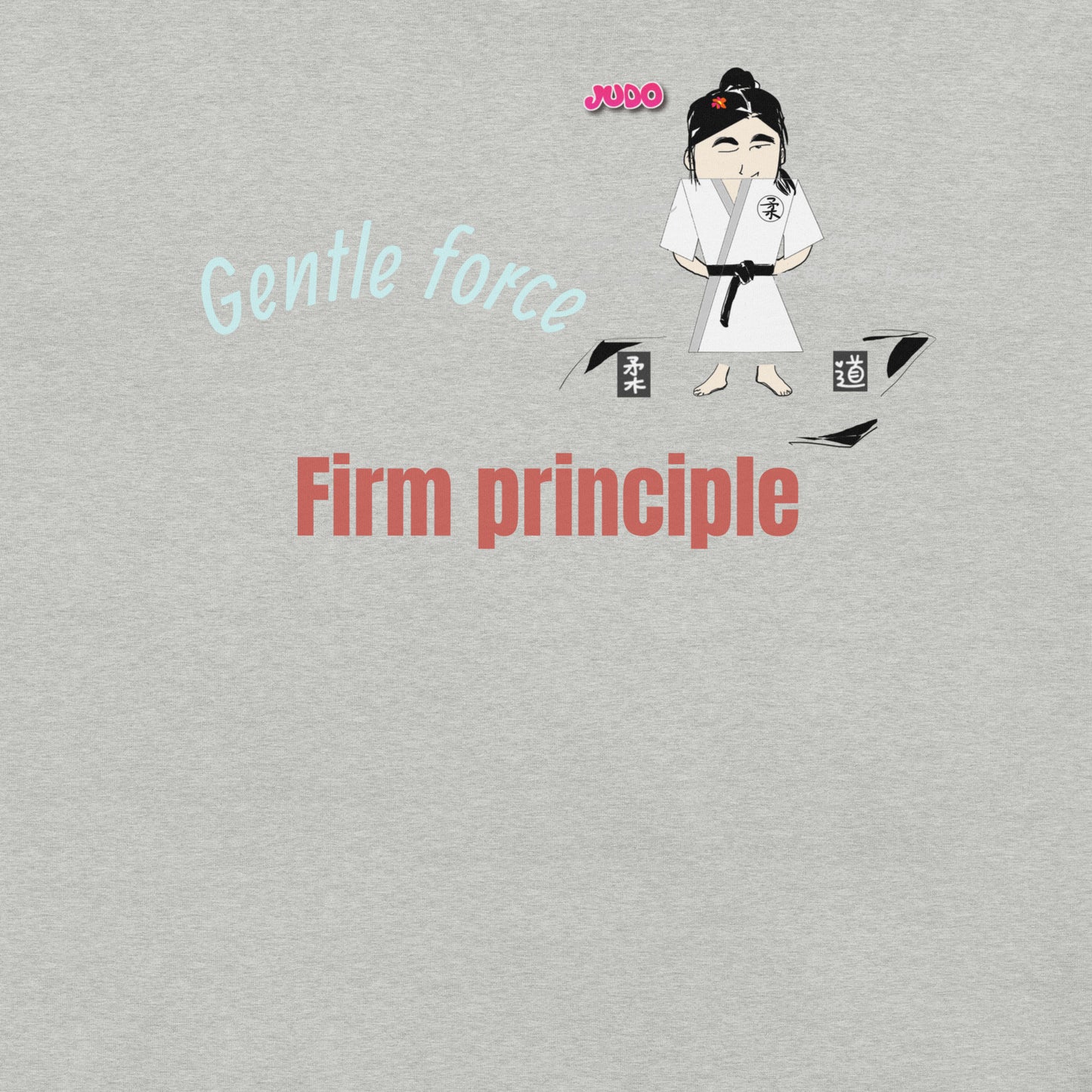 レディ柔道テーマTシャツ – 快適な格闘技グラフィックTシャツ | FunWearCode