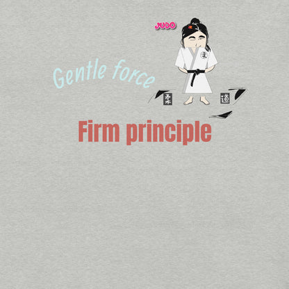 レディ柔道テーマTシャツ – 快適な格闘技グラフィックTシャツ | FunWearCode