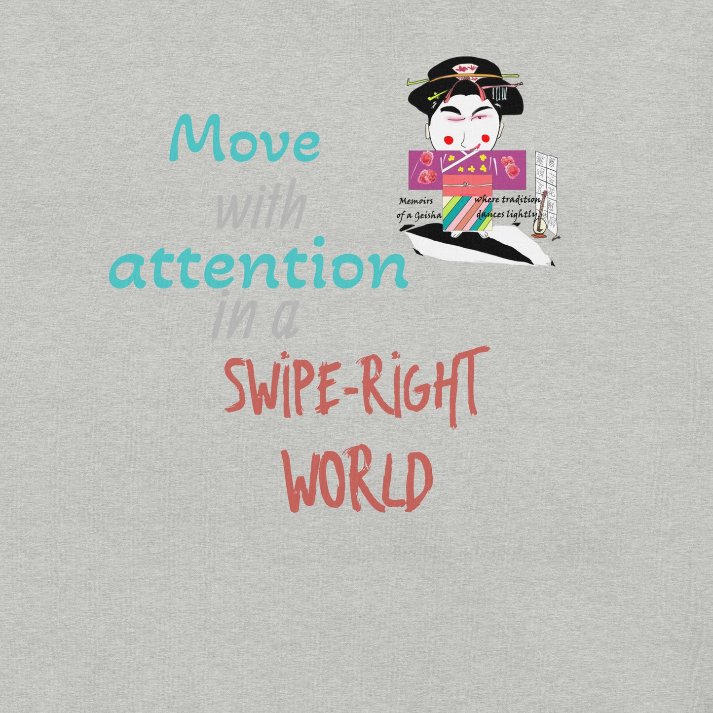 ユニセックス ファン ゲイシャ Tシャツ - ヴィンテージ ジャパニーズ アイコニック Tシャツ | FunWearCode