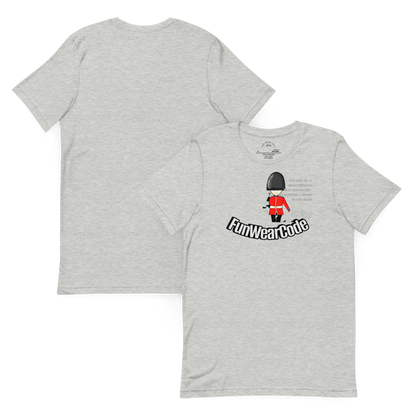 Unisex Guardsman T-shirt - Classic English Style Tee for Fun-Loving Souls | FunWearCode
