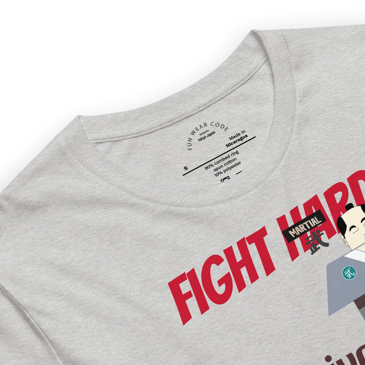 本格ユニセックス 格闘技Tシャツ - ヴィンテージスタイル サムライグラフィックTシャツ | FunWearCode
