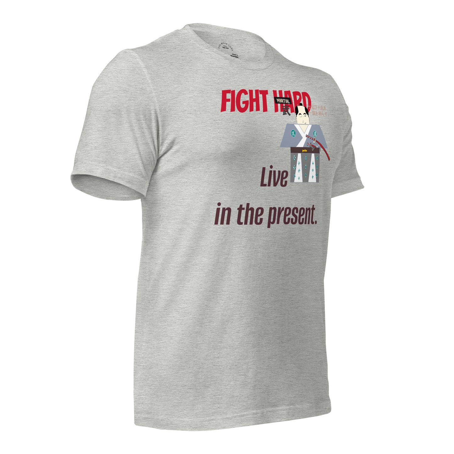 本格ユニセックス 格闘技Tシャツ - ヴィンテージスタイル サムライグラフィックTシャツ | FunWearCode