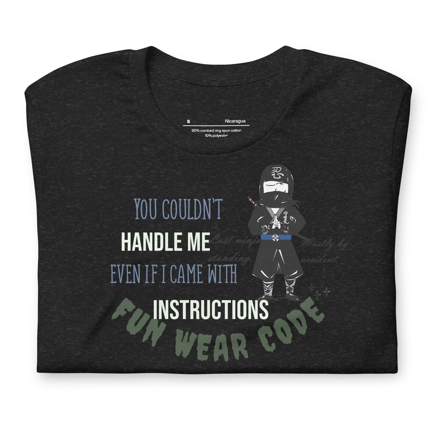 遊び心のある忍者テーマTシャツ - 日本の武術を象徴するTシャツ | FunWearCode