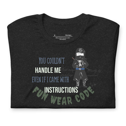 遊び心のある忍者テーマTシャツ - 日本の武術を象徴するTシャツ | FunWearCode