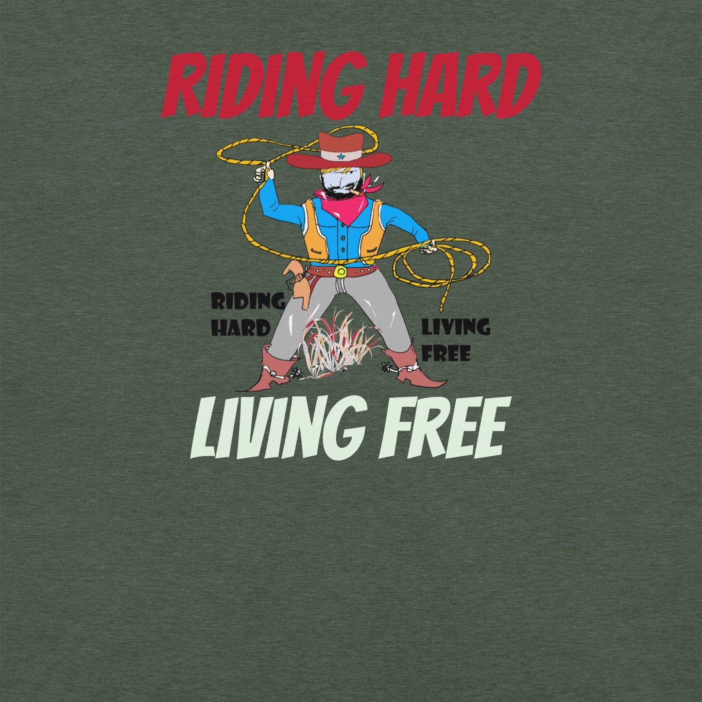 カウボーイグラフィックTシャツ – ヴィンテージウエスタンスタイルTシャツ | FunWearCode