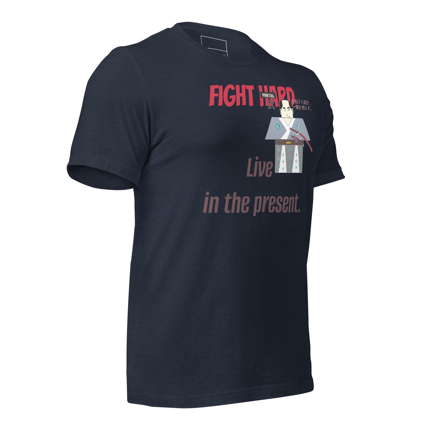 本格ユニセックス 格闘技Tシャツ - ヴィンテージスタイル サムライグラフィックTシャツ | FunWearCode