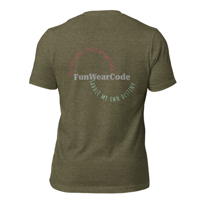 クラシックカウガールグラフィックTシャツ - 楽しいことが大好きな人のためのアメリカンスタイルTシャツ | FunWearCode