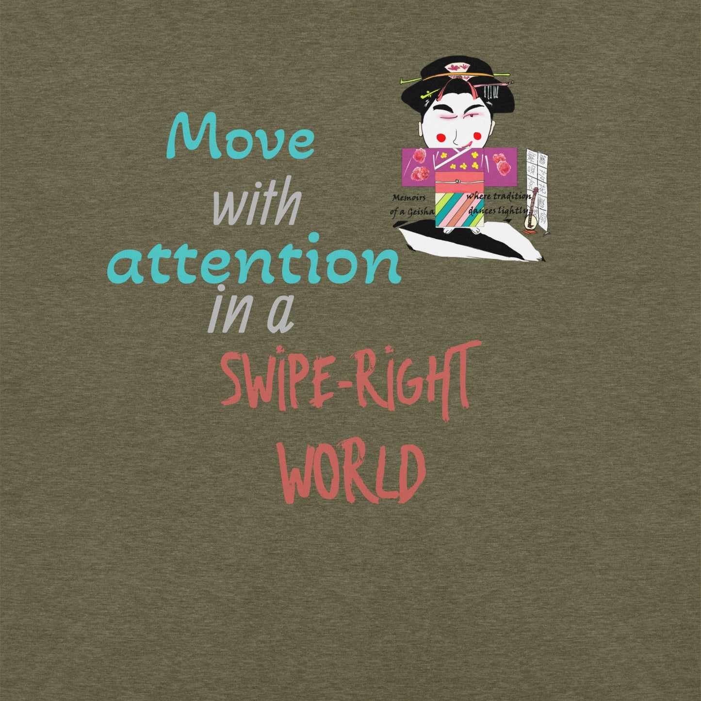 ユニセックス ファン ゲイシャ Tシャツ - ヴィンテージ ジャパニーズ アイコニック Tシャツ | FunWearCode