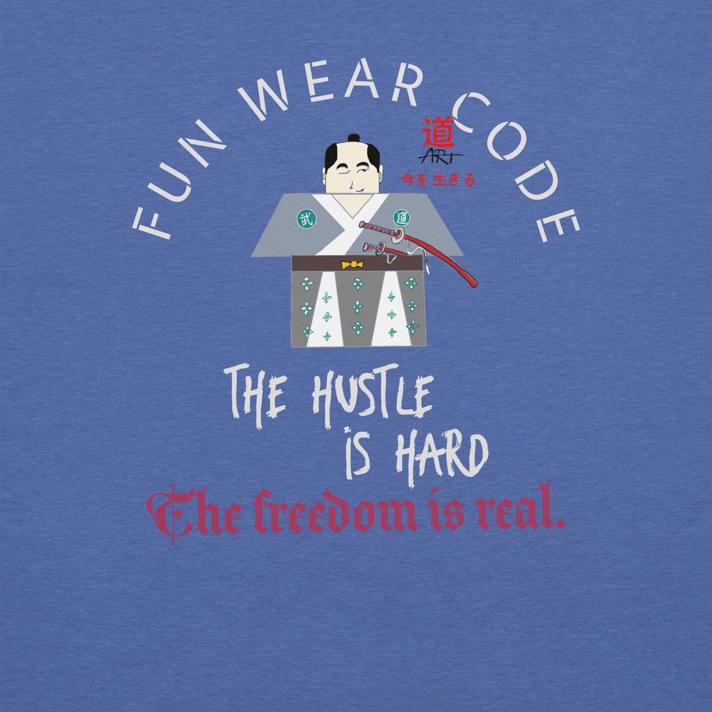 本格ユニセックス 格闘技Tシャツ - ヴィンテージスタイル サムライグラフィックTシャツ | FunWearCode