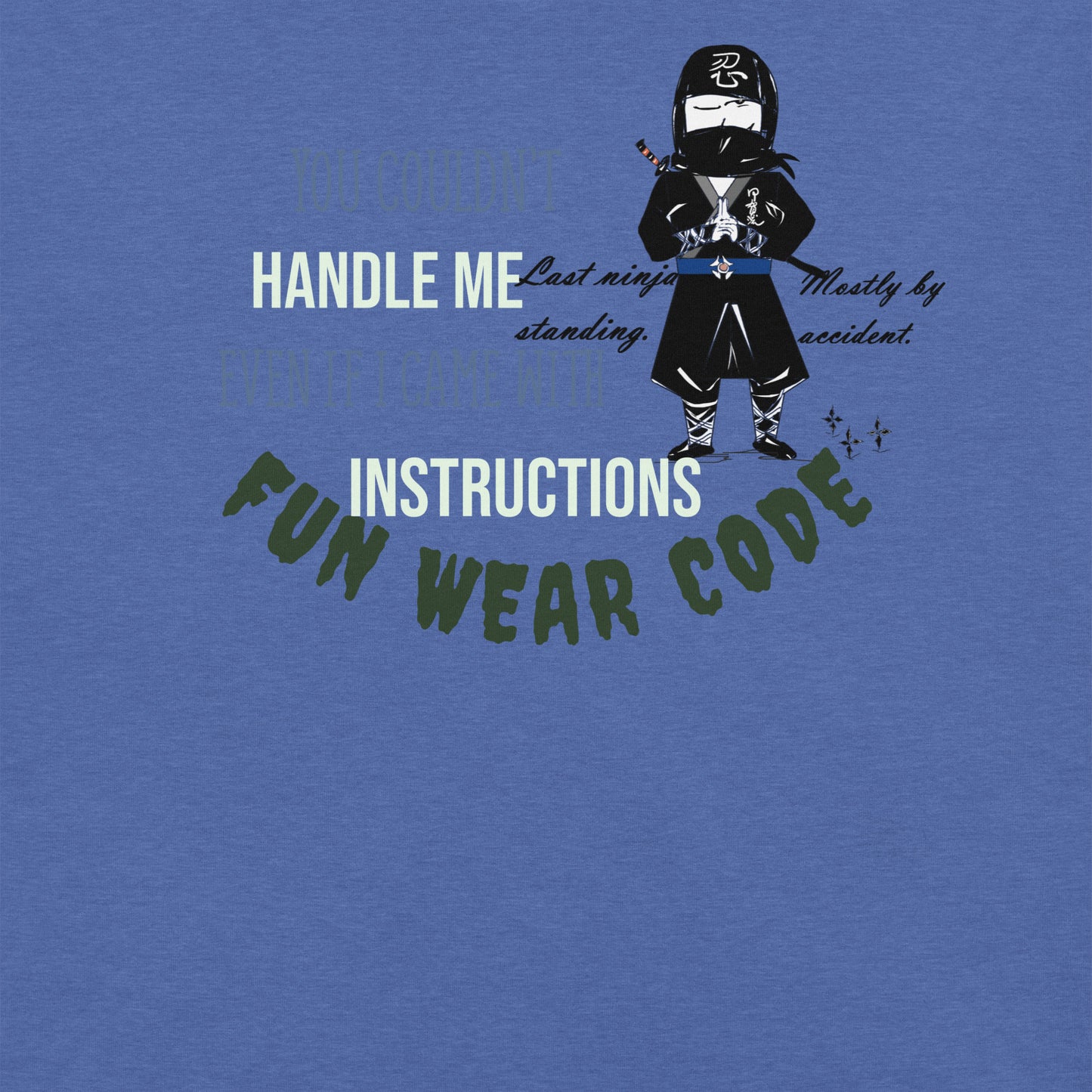 遊び心のある忍者テーマTシャツ - 日本の武術を象徴するTシャツ | FunWearCode