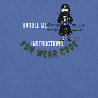 遊び心のある忍者テーマTシャツ - 日本の武術を象徴するTシャツ | FunWearCode