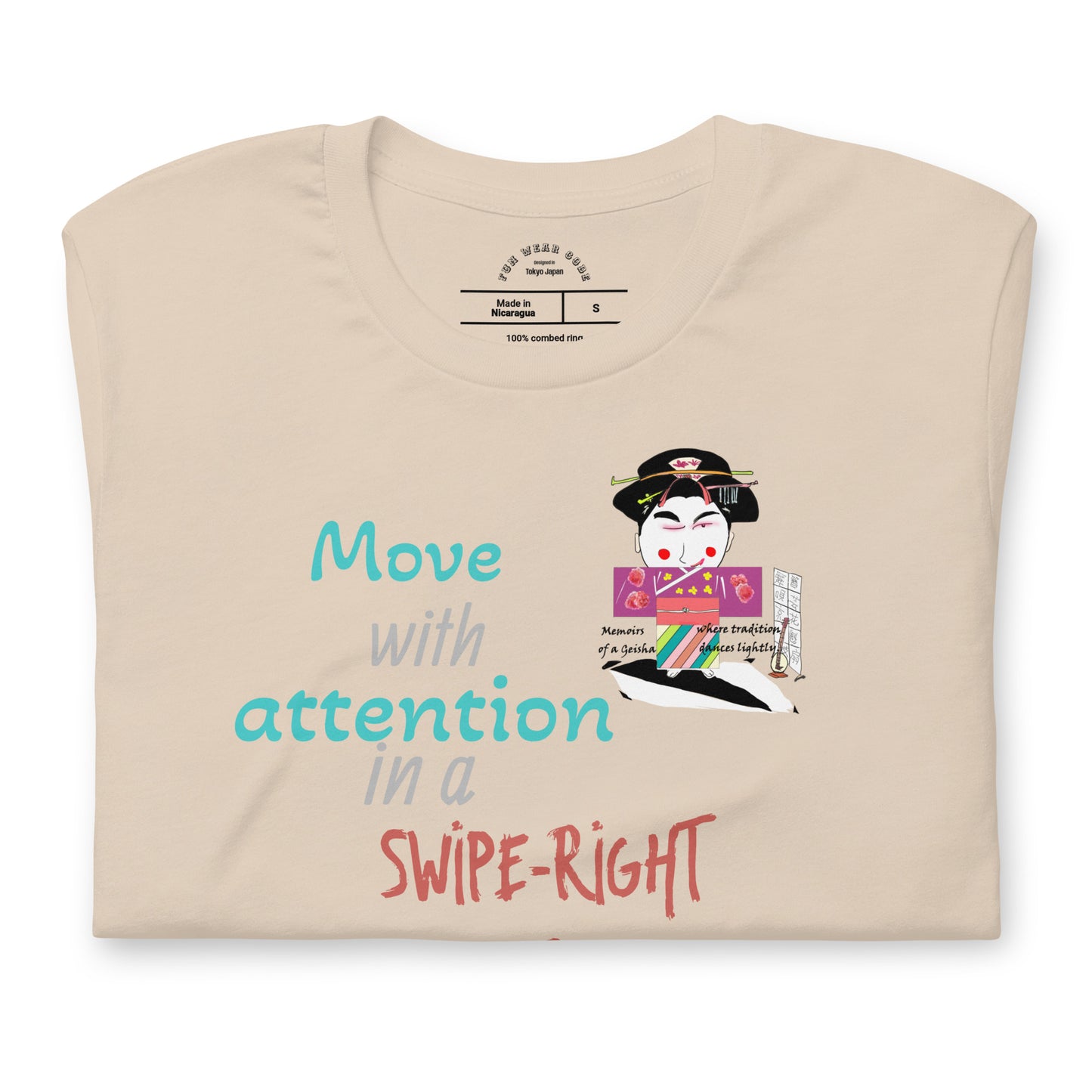 ユニセックス ファン ゲイシャ Tシャツ - ヴィンテージ ジャパニーズ アイコニック Tシャツ | FunWearCode