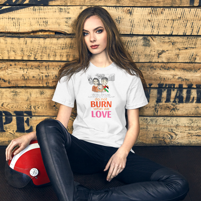 ユニセックス パレスチナ人支援Tシャツ - パレスチナテーマTシャツ | FunWearCode