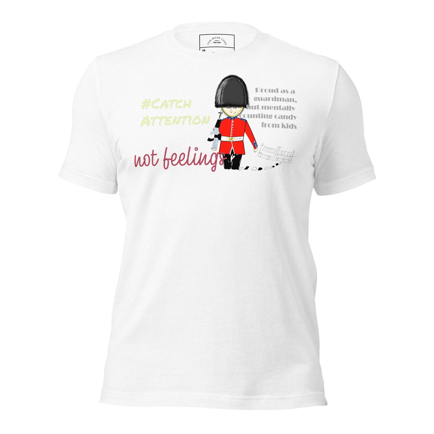 ユニセックス ガードマン Tシャツ - 遊び心あふれるクラシックな英国スタイルTシャツ | FunWearCode
