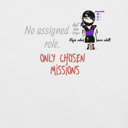 レディニンジャ グラフィックTシャツ – 女性向け格闘技テーマTシャツ | FunWearCode