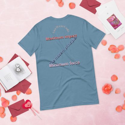 レディ柔道テーマTシャツ – 快適な格闘技グラフィックTシャツ | FunWearCode