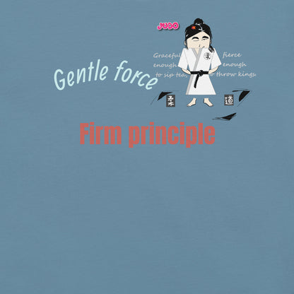 レディ柔道テーマTシャツ – 快適な格闘技グラフィックTシャツ | FunWearCode