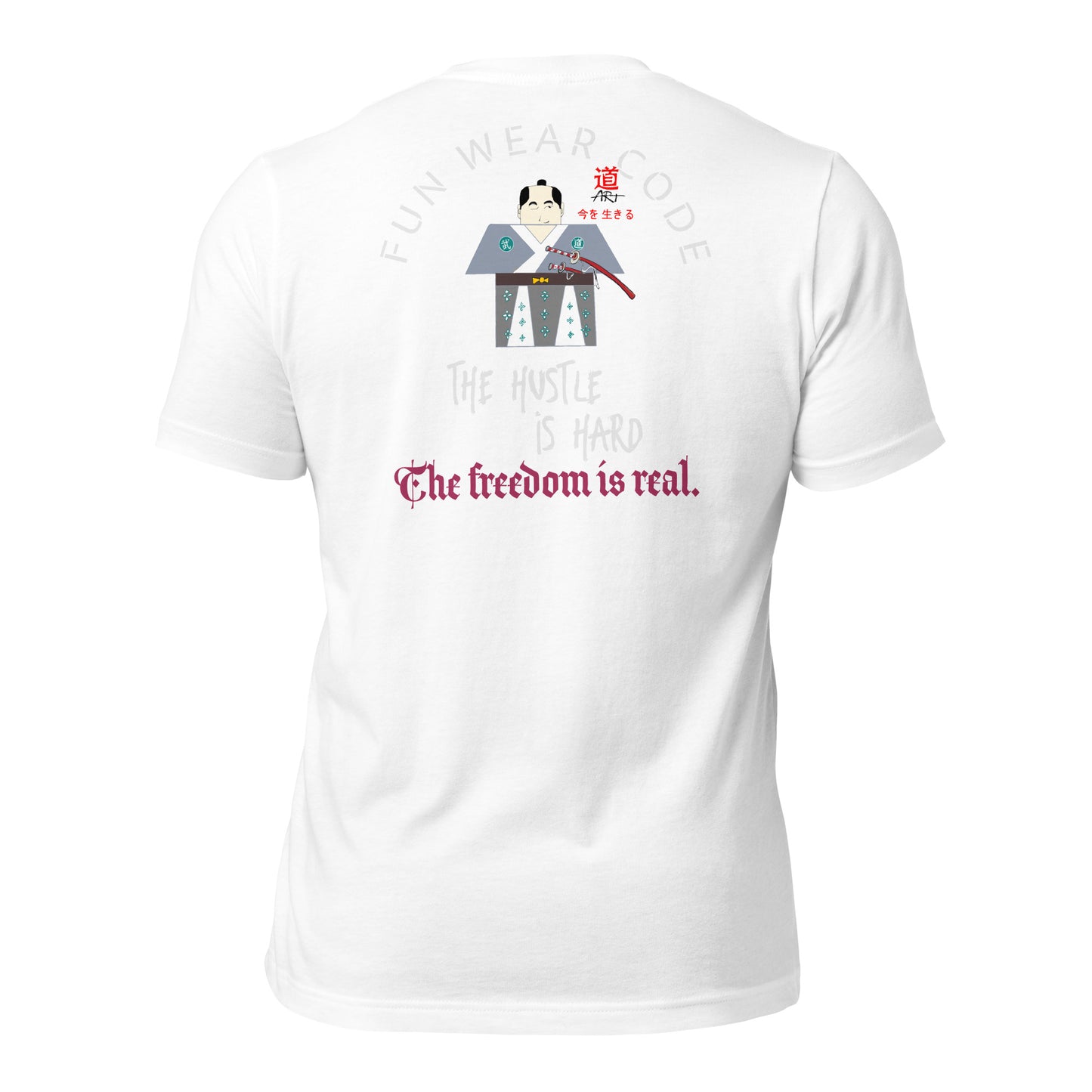 本格ユニセックス 格闘技Tシャツ - ヴィンテージスタイル サムライグラフィックTシャツ | FunWearCode