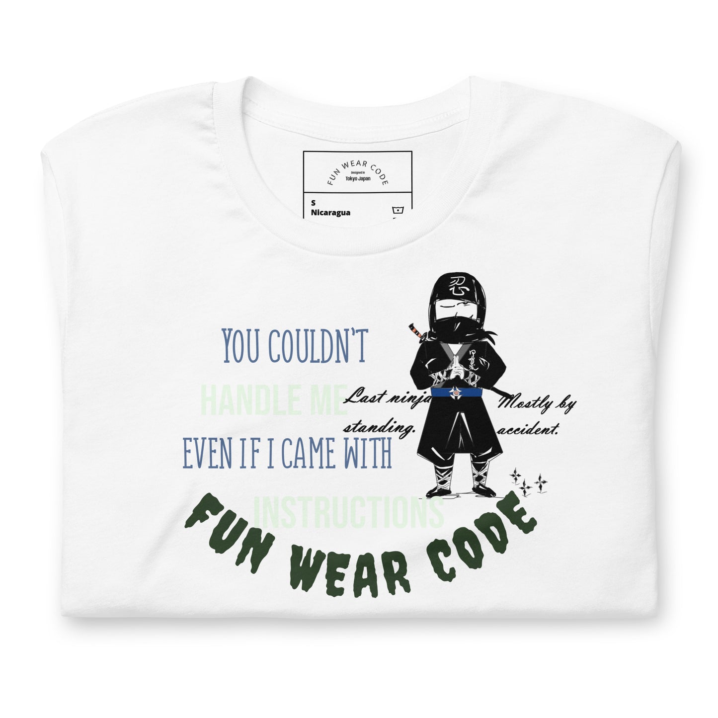 遊び心のある忍者テーマTシャツ - 日本の武術を象徴するTシャツ | FunWearCode