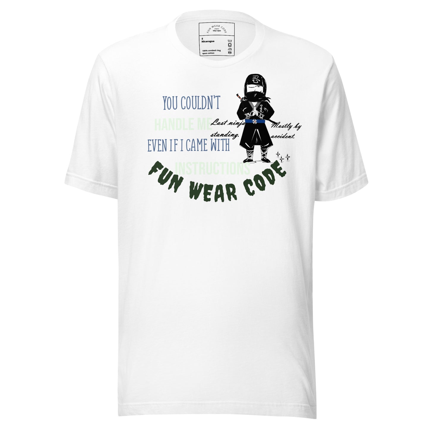 遊び心のある忍者テーマTシャツ - 日本の武術を象徴するTシャツ | FunWearCode