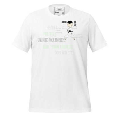 本格柔道テーマTシャツ - 楽しい格闘技グラフィックTシャツ | FunWearCode