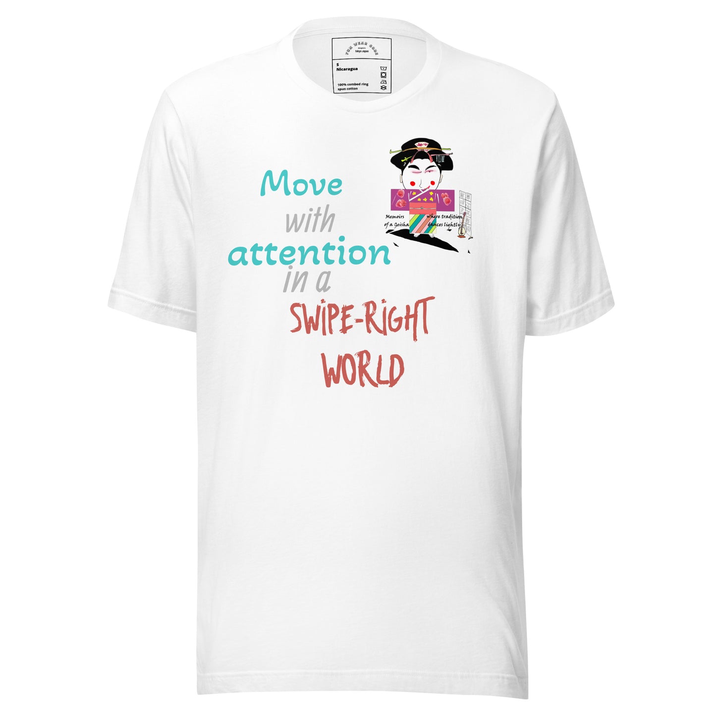 ユニセックス ファン ゲイシャ Tシャツ - ヴィンテージ ジャパニーズ アイコニック Tシャツ | FunWearCode