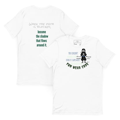 遊び心のある忍者テーマTシャツ - 日本の武術を象徴するTシャツ | FunWearCode