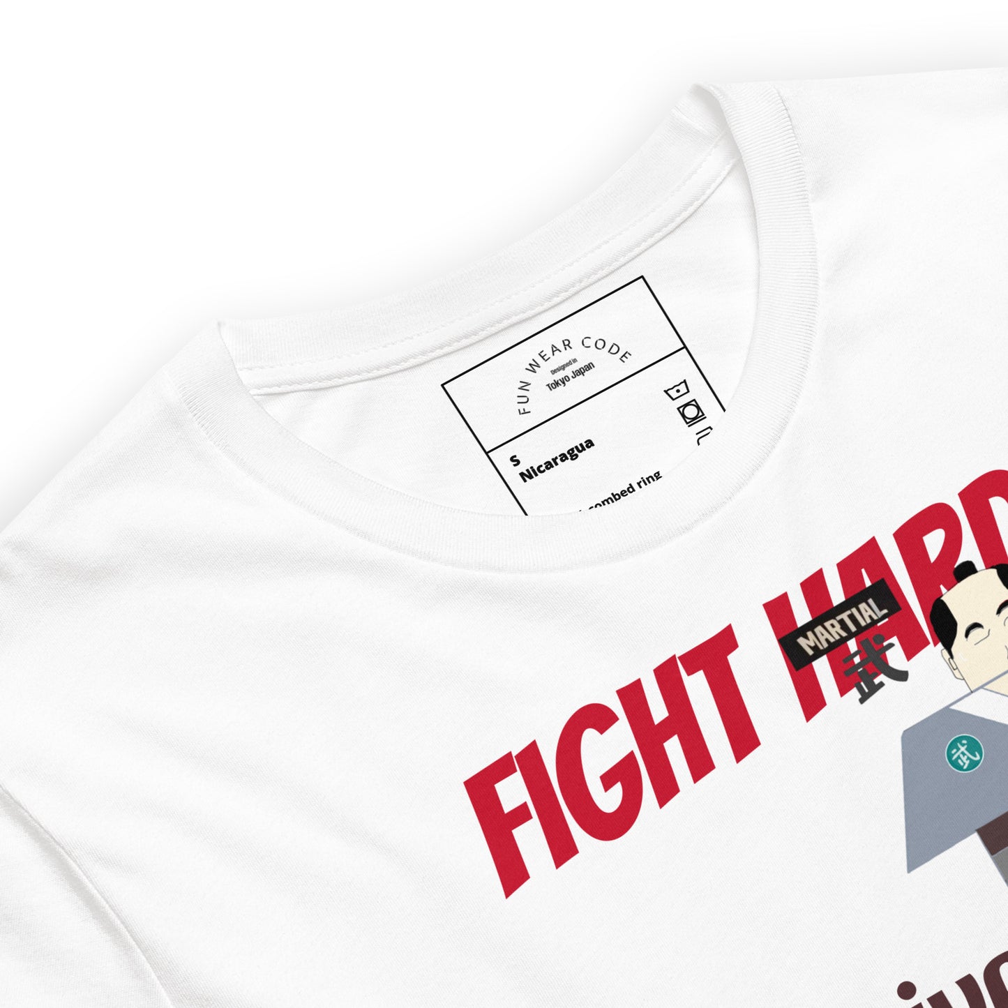 本格ユニセックス 格闘技Tシャツ - ヴィンテージスタイル サムライグラフィックTシャツ | FunWearCode