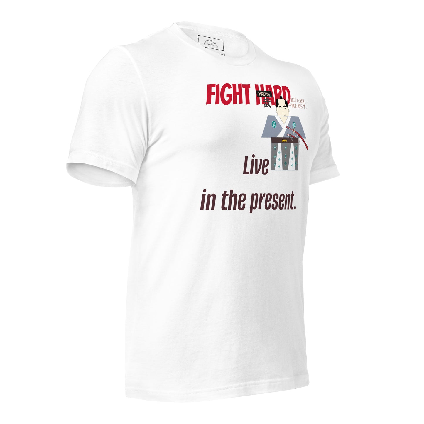 本格ユニセックス 格闘技Tシャツ - ヴィンテージスタイル サムライグラフィックTシャツ | FunWearCode