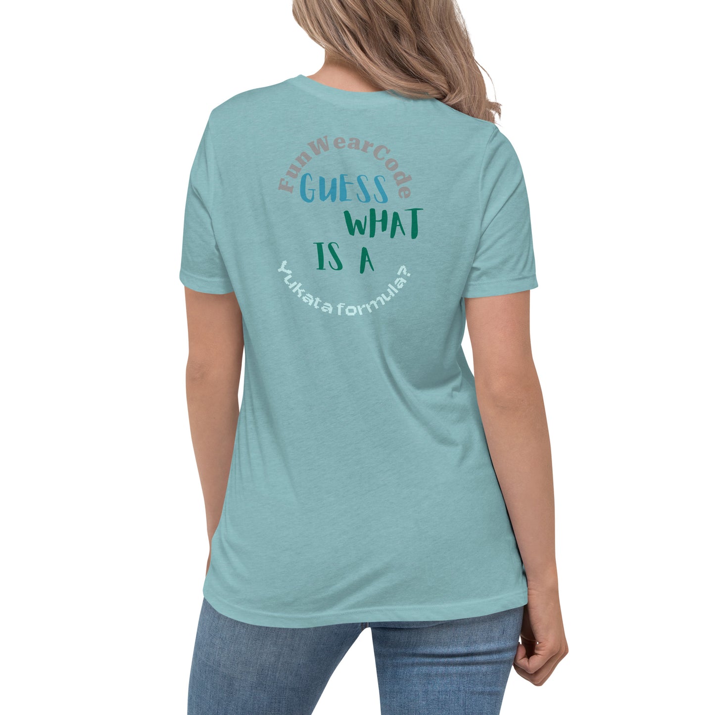 レディース リラックス浴衣Tシャツ - 柔らかくスレンダーな和風Tシャツ | FunWearCode