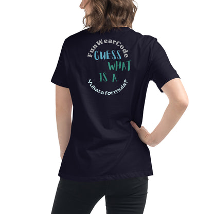 レディース リラックス浴衣Tシャツ - 柔らかくスレンダーな和風Tシャツ | FunWearCode