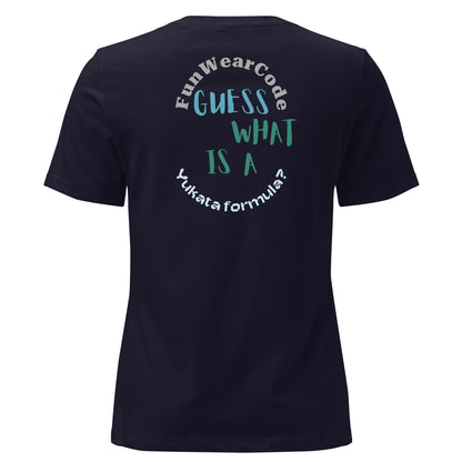 レディース リラックス浴衣Tシャツ - 柔らかくスレンダーな和風Tシャツ | FunWearCode