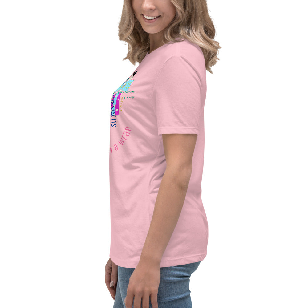 レディース リラックス浴衣Tシャツ - 柔らかくスレンダーな和風Tシャツ | FunWearCode