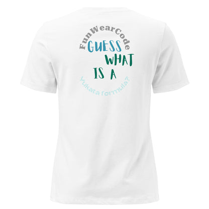 レディース リラックス浴衣Tシャツ - 柔らかくスレンダーな和風Tシャツ | FunWearCode